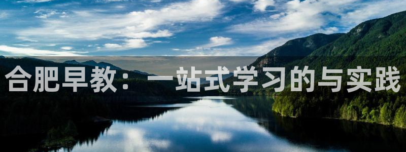 恒行2杨74OOO5：合肥早教：一站式学习的与实践