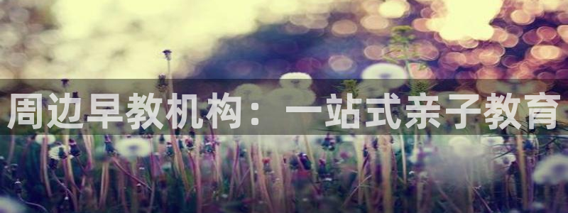 恒行2乃5O6917:周边早教机构:一站式亲子教育