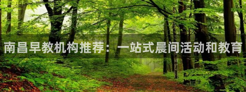 恒行注册招收6ll5l指定：南昌早教机构推荐：一站式晨间活动和教育