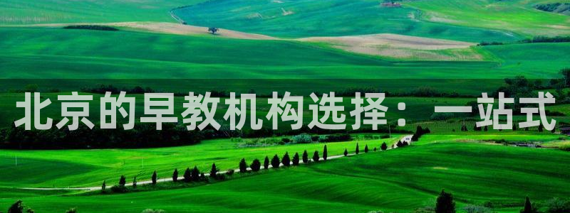 恒行2杨74OOO5：北京的早教机构选择：一站式
