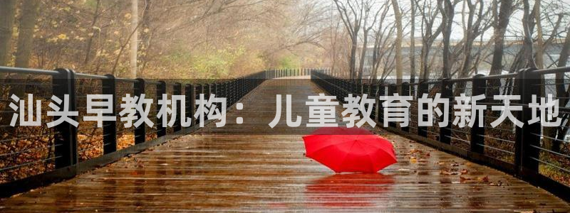 恒行开户娱乐赞议6ll5l：汕头早教机构：儿童教育的新天地