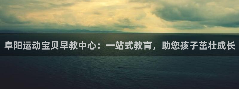 恒行2沈74OOO5：阜阳运动宝贝早教中心：一站式教育，助您孩子茁壮成长