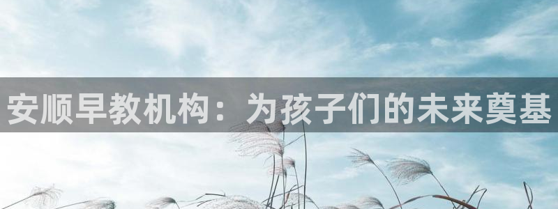 恒行娱乐陈74OOO5：安顺早教机构：为孩子们的未来奠基