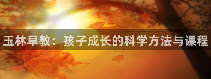 恒指5行情 如来再我心：玉林早教：孩子成长的科学方法与课程