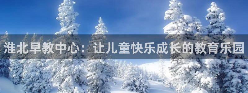 恒行2冯74OOO5：淮北早教中心：让儿童快乐成长的教育乐园