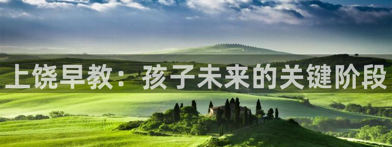 恒行2杨74OOO5:上饶早教:孩子未来的关键阶段