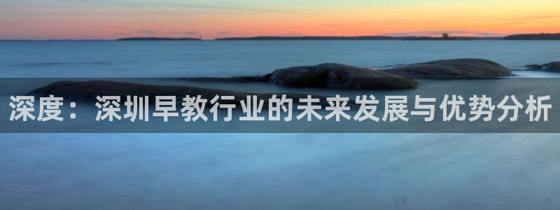 恒行代理总代主导 6ll5l：深度：深圳早教行业的未来发展与优势分析