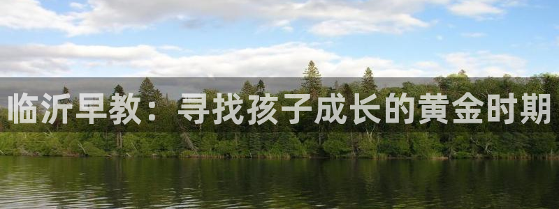 恒行主管首问6ll5l:临沂早教:寻找孩子成长的黄金时期