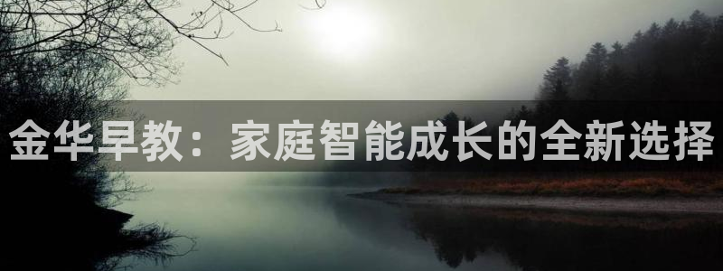 恒行2沈74OOO5：金华早教：家庭智能成长的全新选择