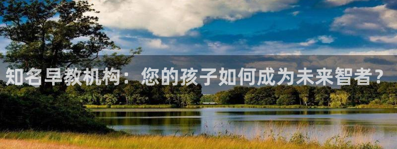 恒行娱乐吴74OOO5：知名早教机构：您的孩子如何成为未来智者？