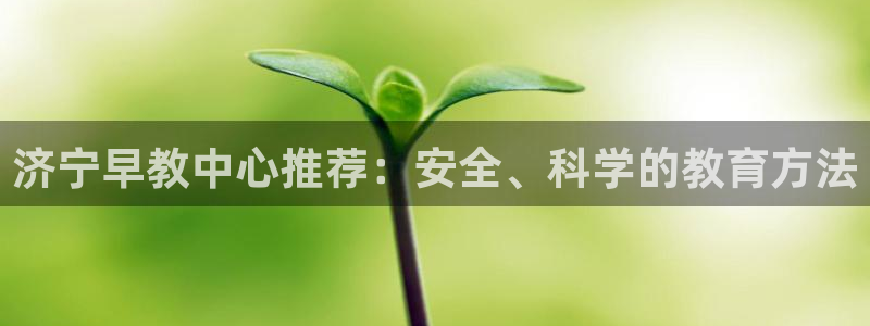 恒行娱乐掌74ooo5呀蚕：济宁早教中心推荐：安全、科学的教育方法